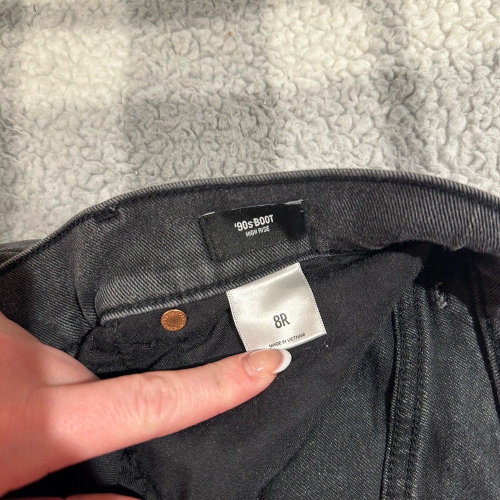 Express High Rise 90 Boot Cut Jeans - Picture 4 of 7